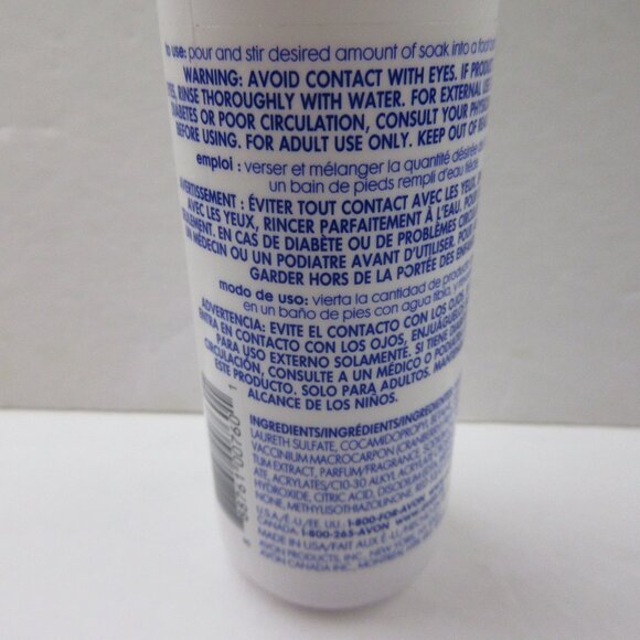 3 Avon Foot Works Pomegranate Chocolate Moisturizing Foot Scrub, Cream, Soak NEW - Picture 4 of 16